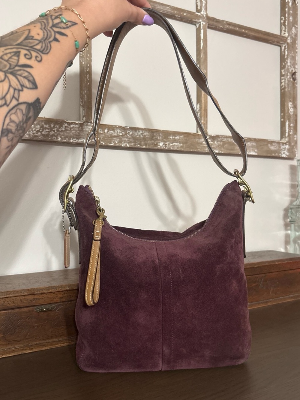 Coach Y2K Convertible Suede Duffle